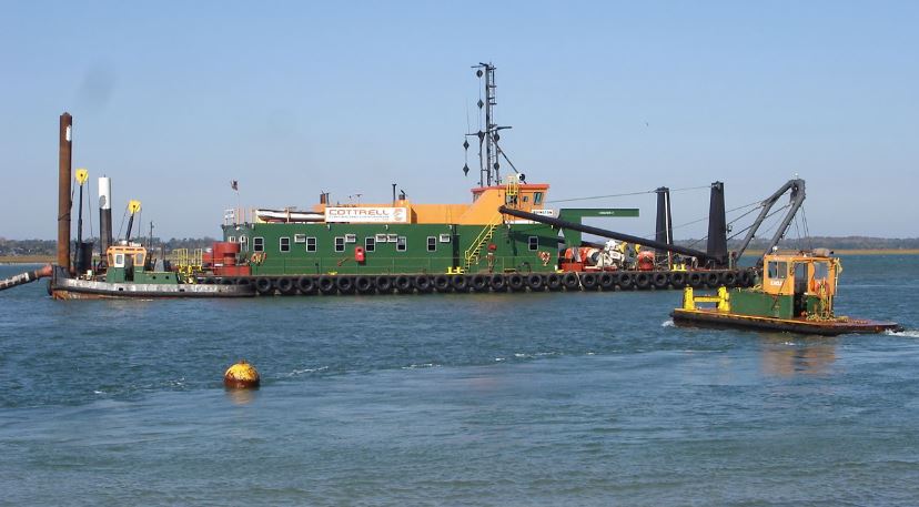 Photo of dredge plant Lexington