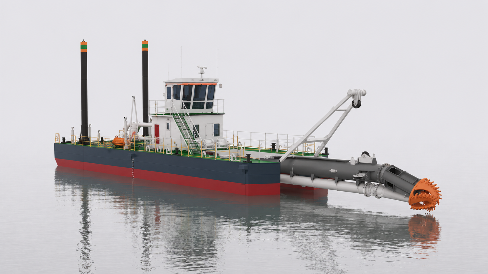 Photo of dredge plant Carpe Diem